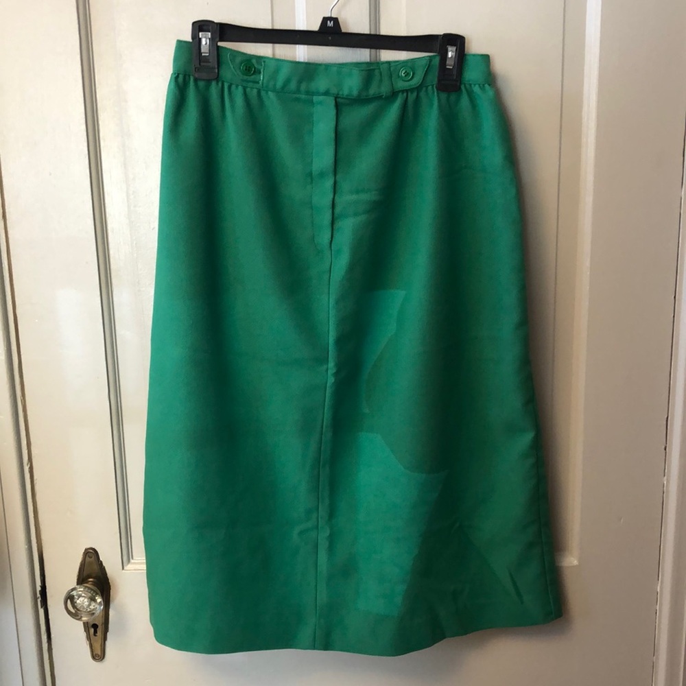 Vintage Kelly Green Skirt